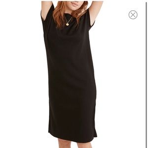 MADEWELL Ribbed Muscle Tank Dress in black size large